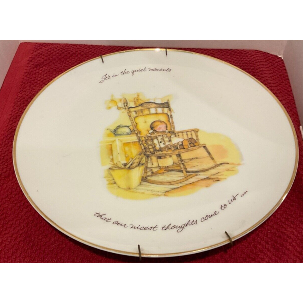 Vintage Holly Hobbie Classic Edition Wall Decor‎ Plate Cottage Core